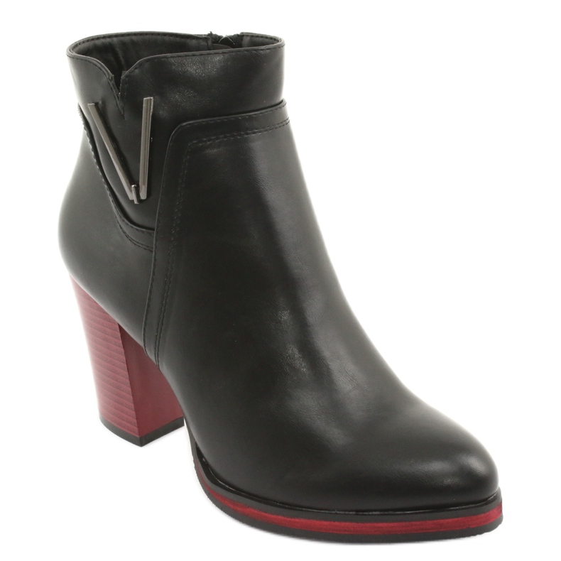 Botas pretas Sergio Leone 537 preto vermelho 1