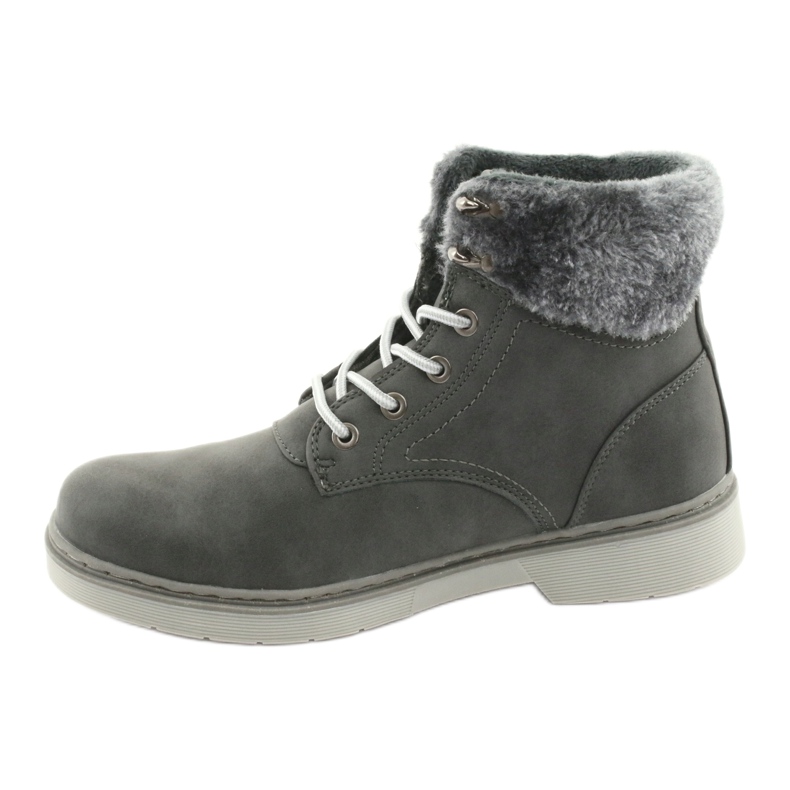 American Club Botas femininas, renda cinza -Ups, cinza RH47 2