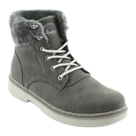 American Club Botas femininas, renda cinza -Ups, cinza RH47 1