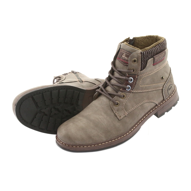 American Club Botas masculinas marrom americana club RH31 5