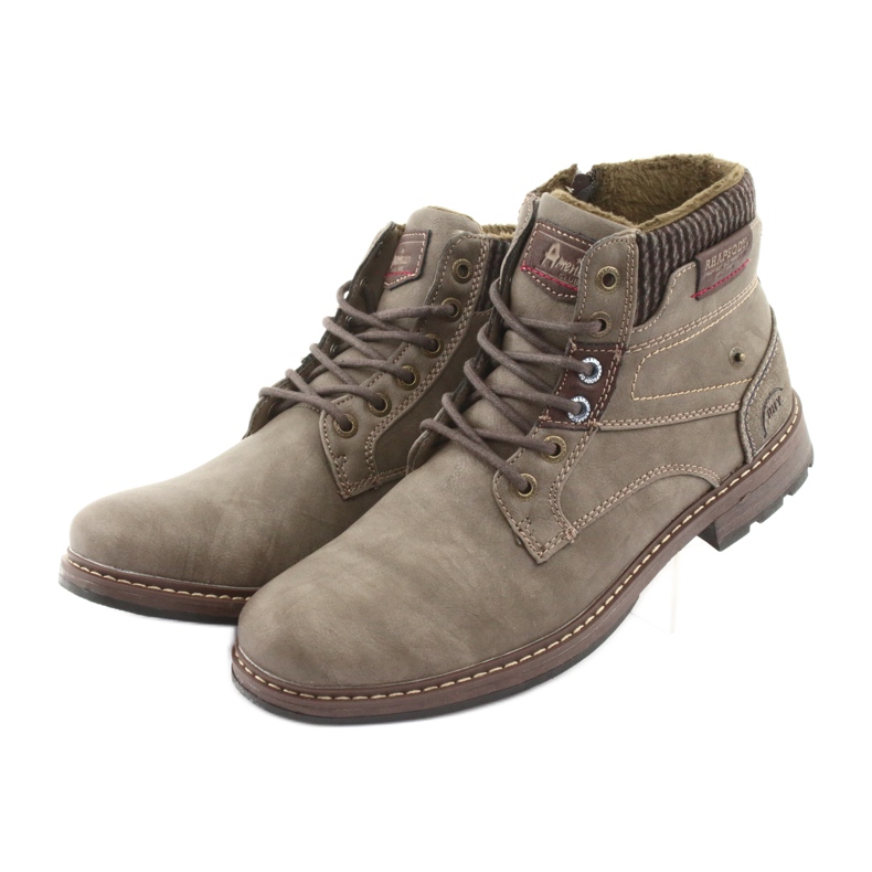 American Club Botas masculinas marrom americana club RH31 castanho 3