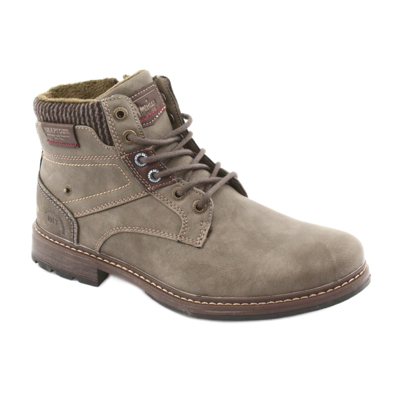American Club Botas masculinas marrom americana club RH31 castanho 1