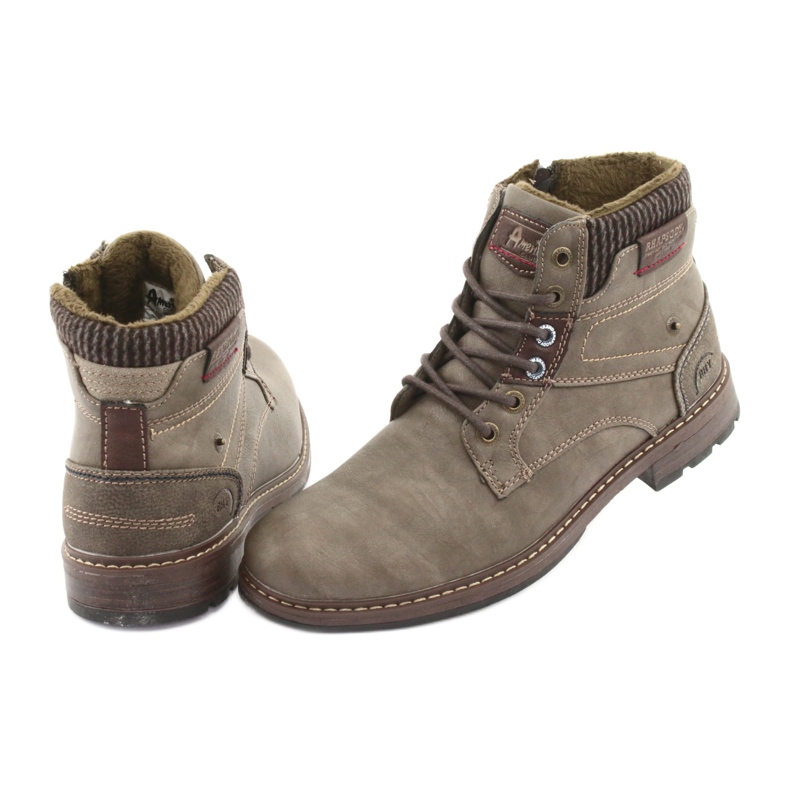 American Club Botas masculinas marrom americana club RH31 castanho 4