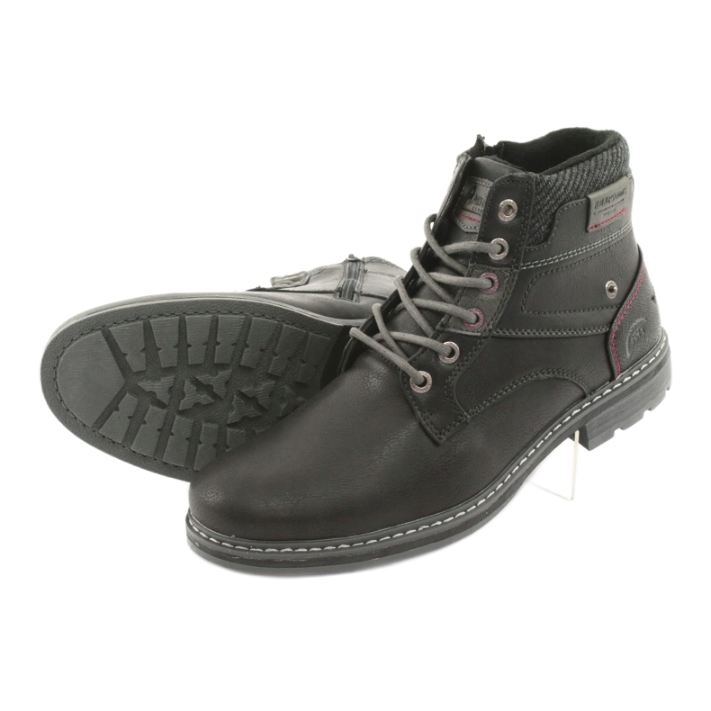 Botas masculinas negras American club RH31 preto 5