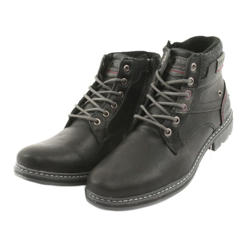 Botas masculinas negras American club RH31 preto 3