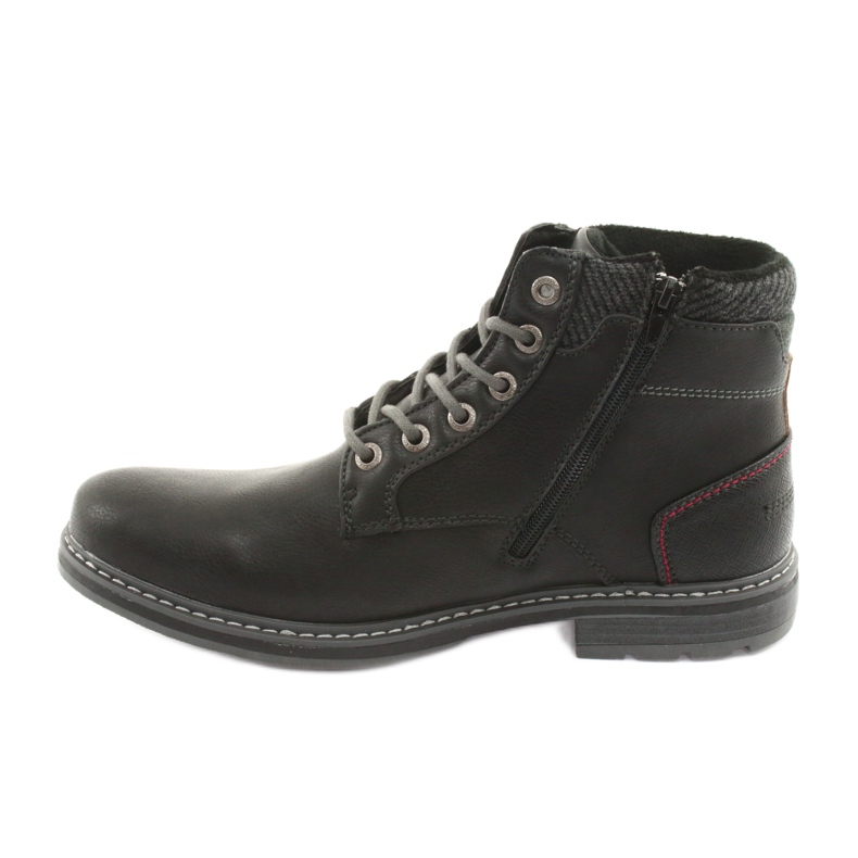 Botas masculinas negras American club RH31 preto 2