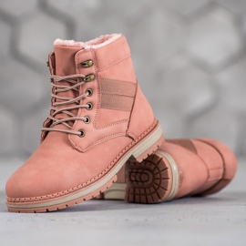 SHELOVET Botas de inverno rosa 1