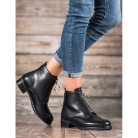 Seastar Botas Com Zíper Decorativo preto 2 Seastar Botas Com Zíper Decorativo preto 2