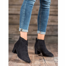 Filippo Botas de camurça de salto alto preto 2