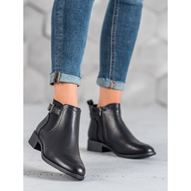 Anesia Paris Botas baixas femininas preto 1