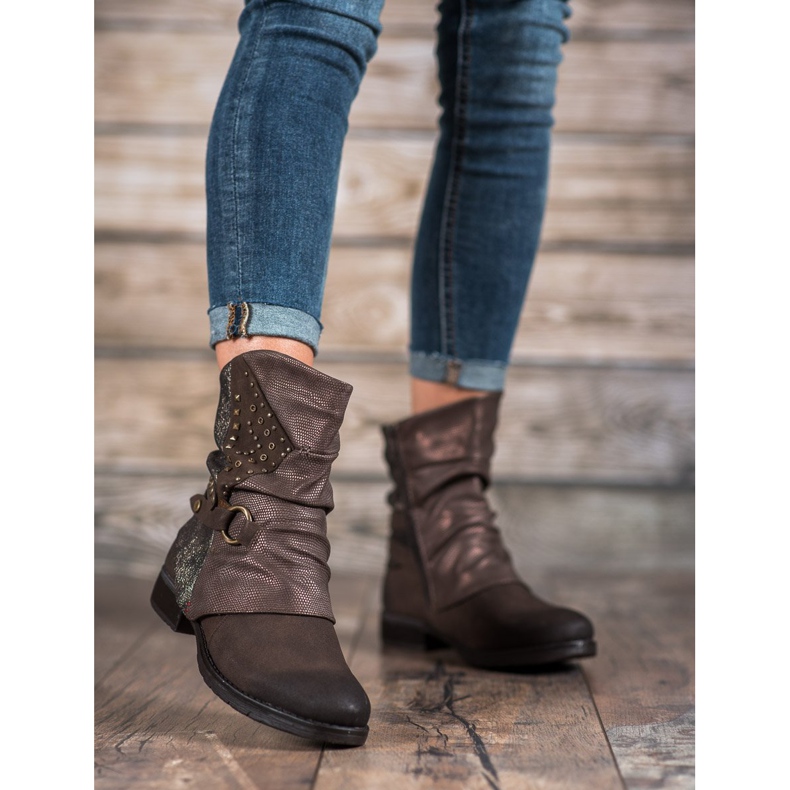 Super Me Motociclistas marrons marrom 2