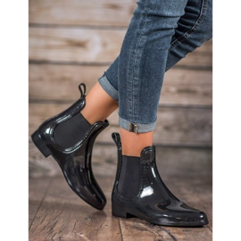 SHELOVET Galochas lacadas preto 2