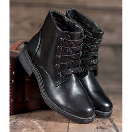 SHELOVET Trabalhadores com Cristais preto 2