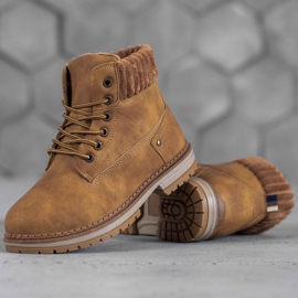 SHELOVET Trappers da moda marrom 1