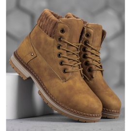 SHELOVET Trappers da moda marrom 2