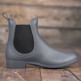 SHELOVET Botas de chuva calçadas cinza 2