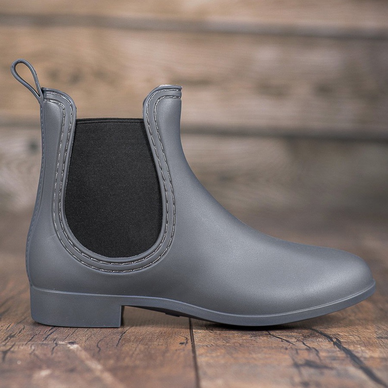 SHELOVET Botas de chuva calçadas cinza 2 SHELOVET Botas de chuva calçadas cinza 2