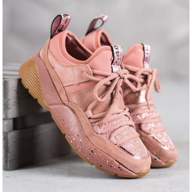 SHELOVET Calçados Esportivos Slip-on rosa 1