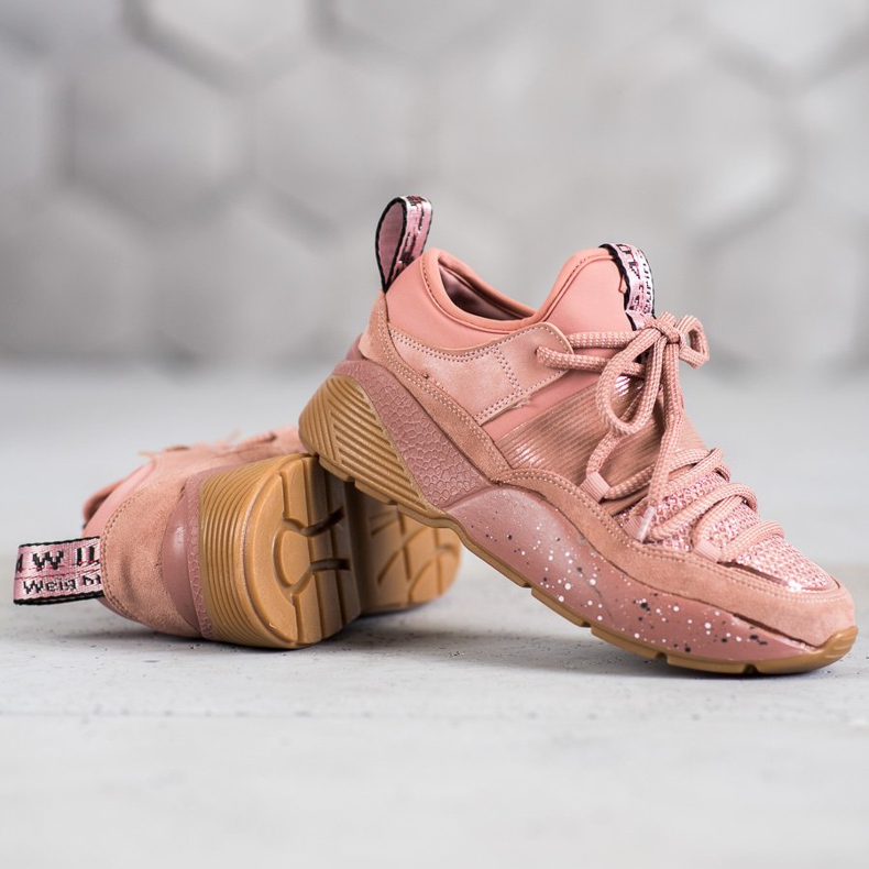 SHELOVET Calçados Esportivos Slip-on rosa 2