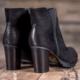 S. BARSKI Botas femininas negras preto 1