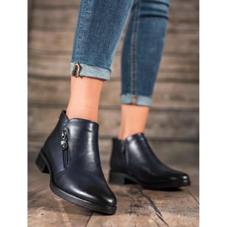 M.Daszyński Botas azul marinho baixas 2