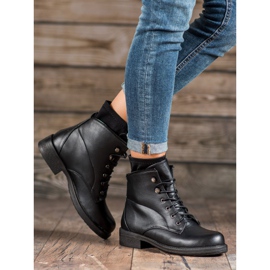 Bestelle Botas clássicas de amarrar preto 1