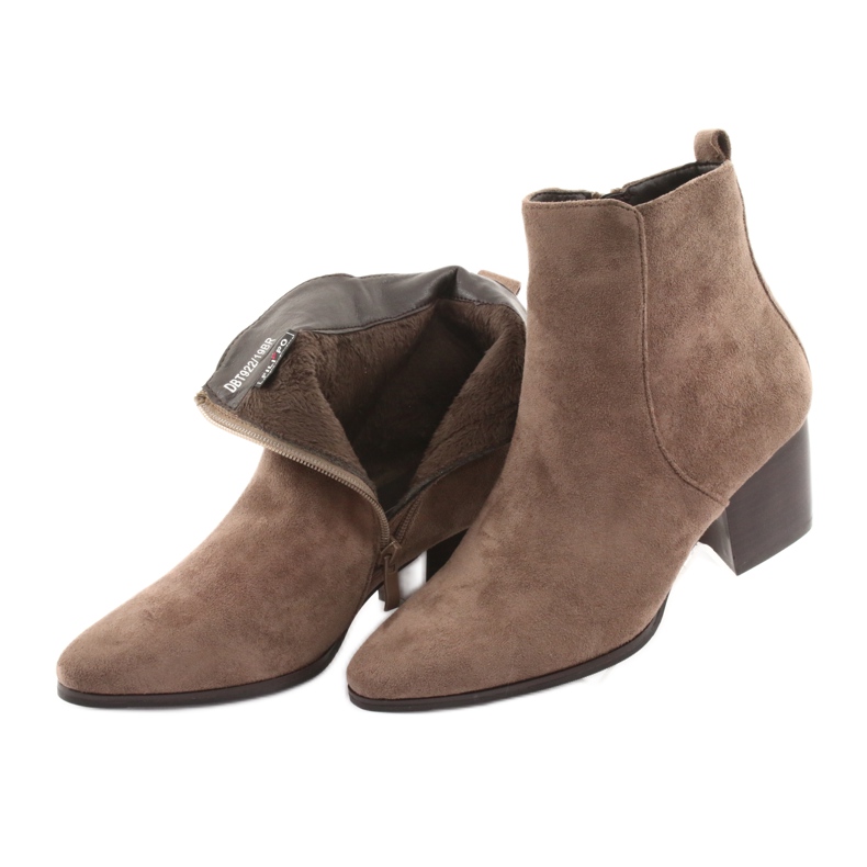 Botas de camurça Taupe Filippo 922 marrom 5
