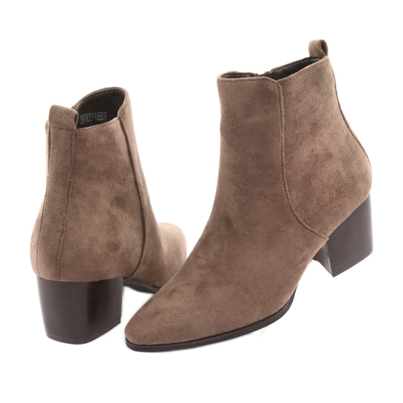 Botas de camurça Taupe Filippo 922 marrom 4