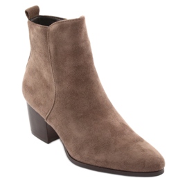 Botas de camurça Taupe Filippo 922 marrom 1