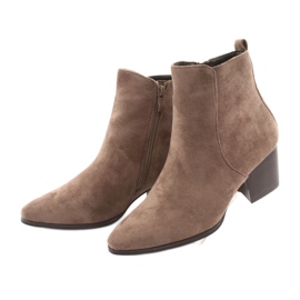 Botas de camurça Taupe Filippo 922 marrom 3