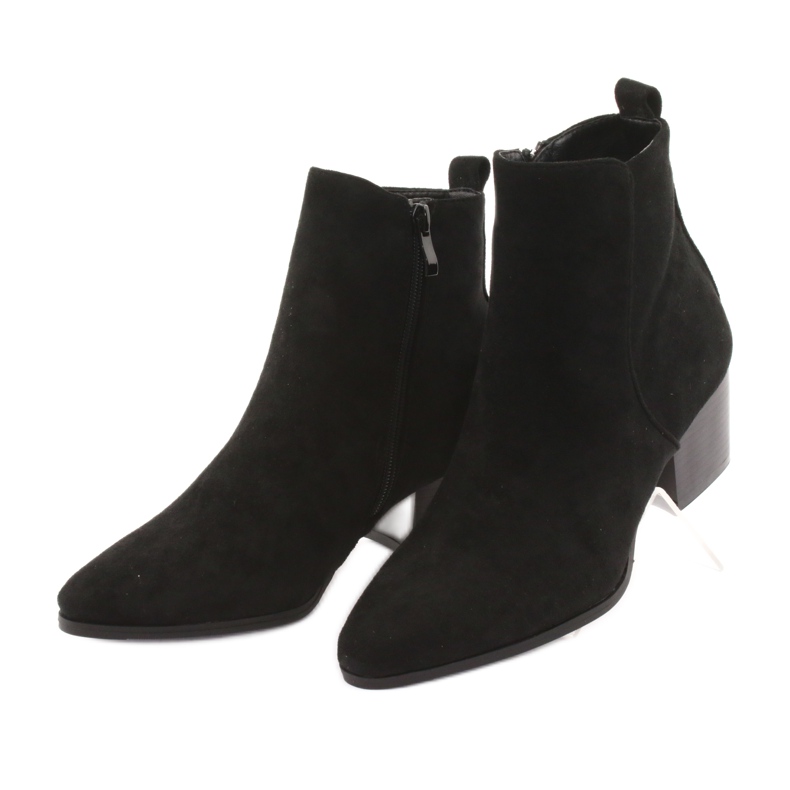 Botas pretas de camurça Filippo 922 preto 3