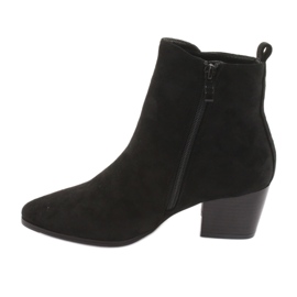 Botas pretas de camurça Filippo 922 preto 2