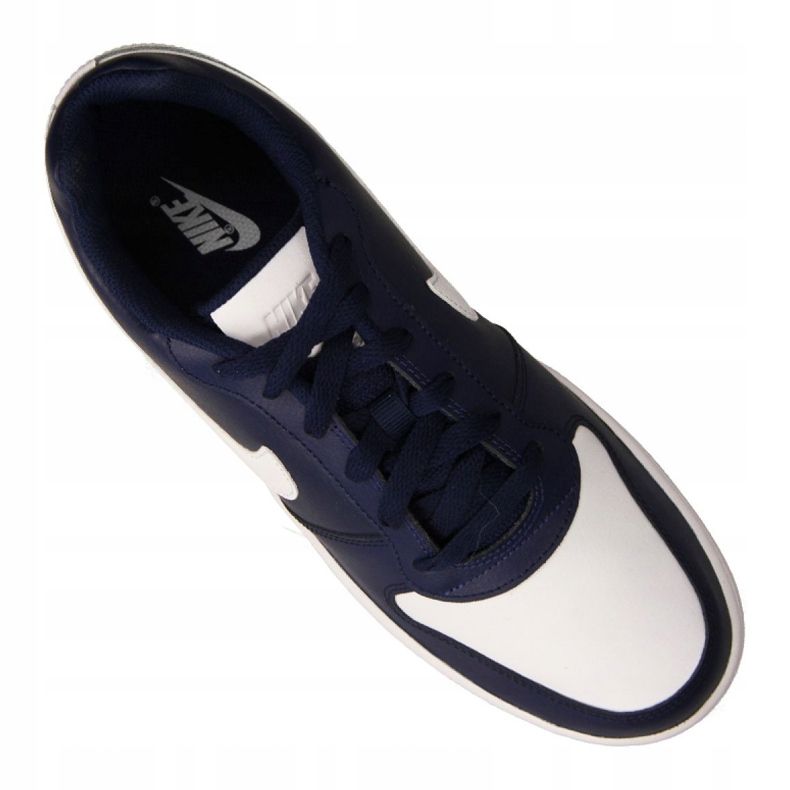 Tênis Nike Ebernon Low M AQ1775-401 branco azul marinho 2
