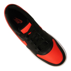 Sapato Nike Ebernon Low M AQ1775-004 preto vermelho 2