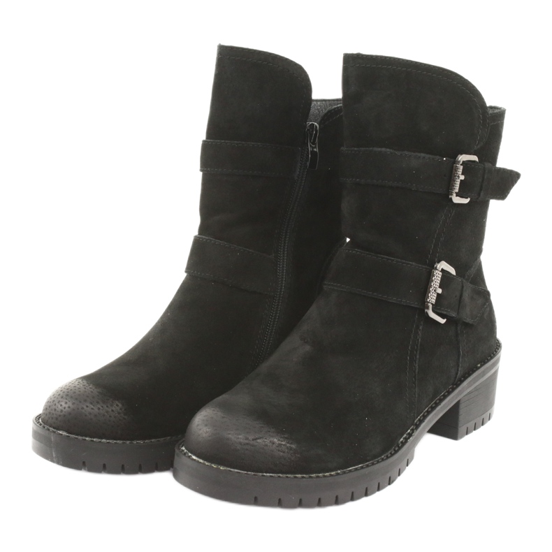 M.Daszyński Botas de camurça preta Daszyński 161 preto 3 M.Daszyński Botas de camurça preta Daszyński 161 preto 3