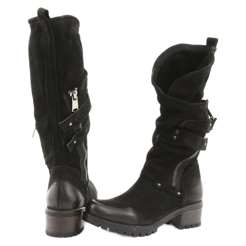 Botas femininas badura preto 4