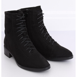 Botas pretas com cordões 3127 pretas preto 2