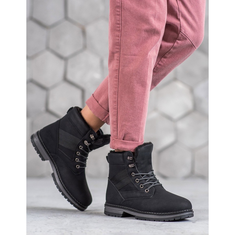 SHELOVET Botas pretas de inverno preto 1