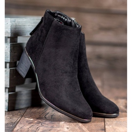 Filippo Botas de camurça clássicas preto 2