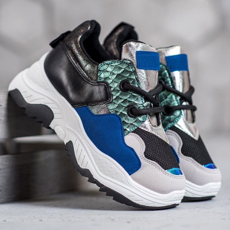 SHELOVET Tênis multicoloridos 2