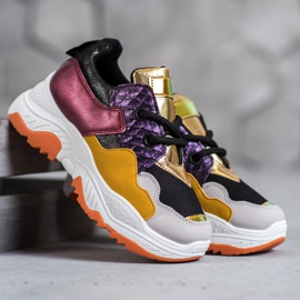 SHELOVET Tênis multicoloridos 1