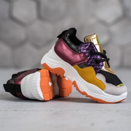 SHELOVET Tênis multicoloridos 2