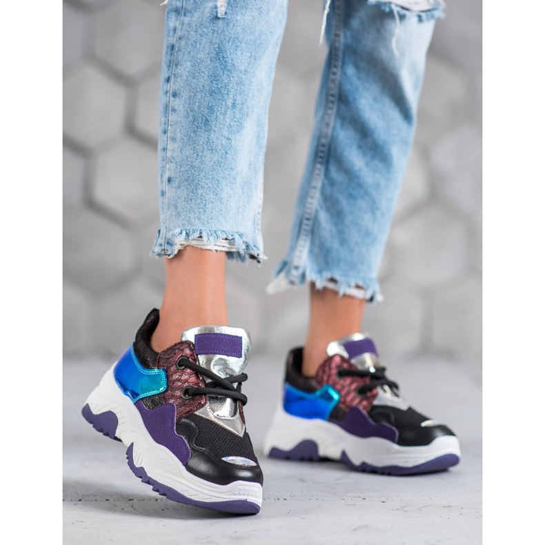 SHELOVET Tênis multicoloridos 1