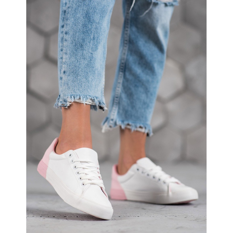 Bestelle Tênis de couro ecológico branco 1