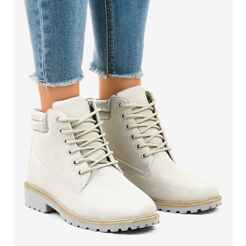 Botas de caminhada cinza sem isolamento W-3033 1