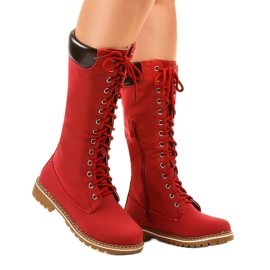Botas isoladas vermelhas PE106 vermelho 1 Botas isoladas vermelhas PE106 vermelho 1