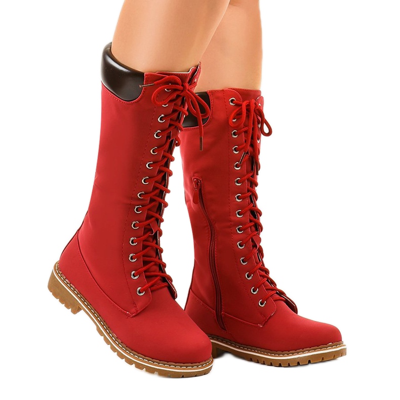 Botas isoladas vermelhas PE106 vermelho 1