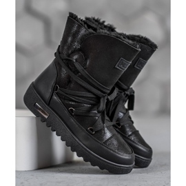 Botas de neve MCKEYLOR com glitter preto 1 Botas de neve MCKEYLOR com glitter preto 1