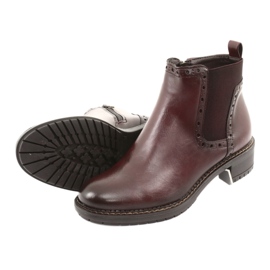 Botas Botas Jodhpur Filippo 957 bordô marrom 5
