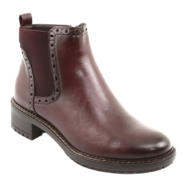Botas Botas Jodhpur Filippo 957 bordô marrom 1